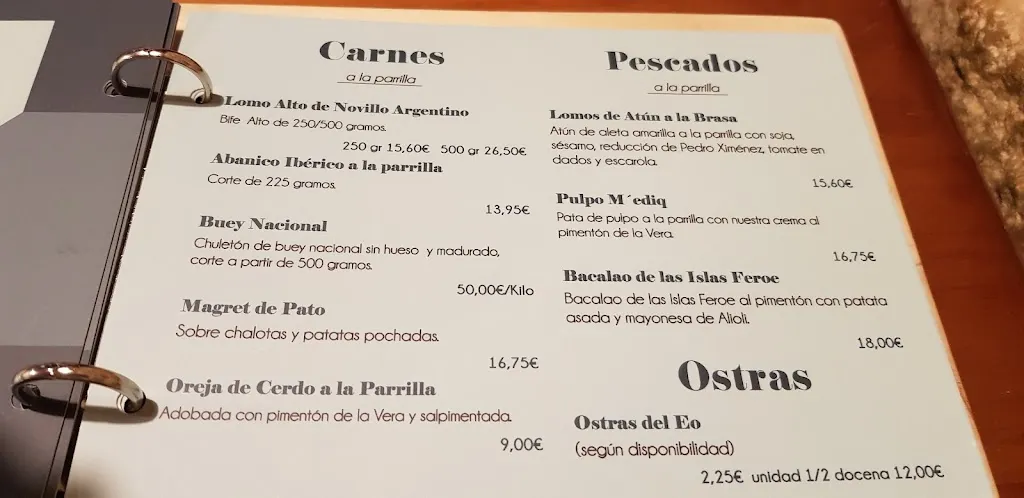 Menu_Restaurante Brasería La Cabaña_Campoo de Enmedio_immagine_2