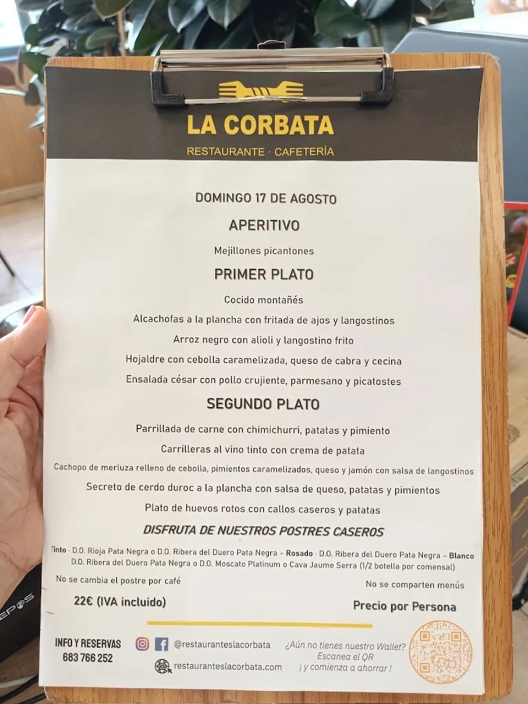 Menu_Restaurante La Corbata Fombellida_Campoo de Enmedio_immagine_3