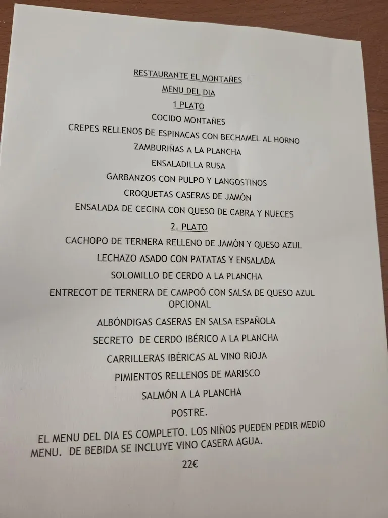 Menu_Restaurante El Montañés_Campoo de Enmedio_image_2