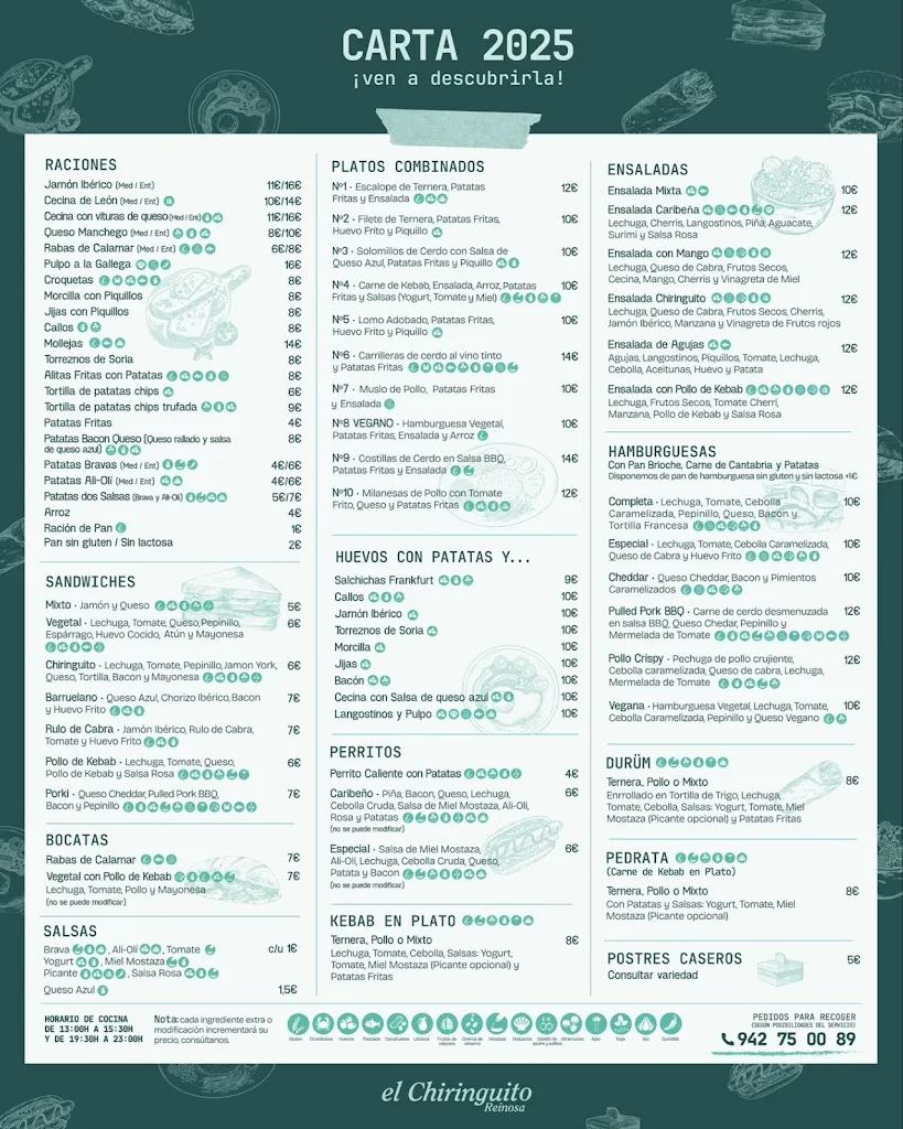 Menu_Restaurante El Chiringuito_Campoo de Enmedio_image_1