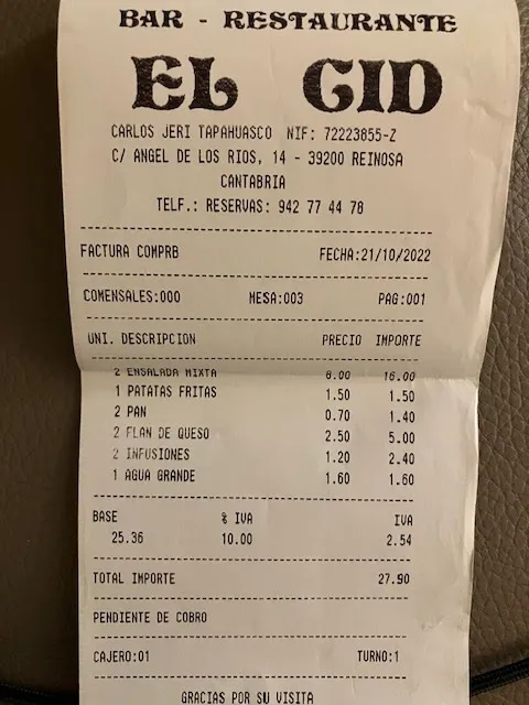 Chris B._Bar Restaurante El Cid_Campoo de Enmedio_review