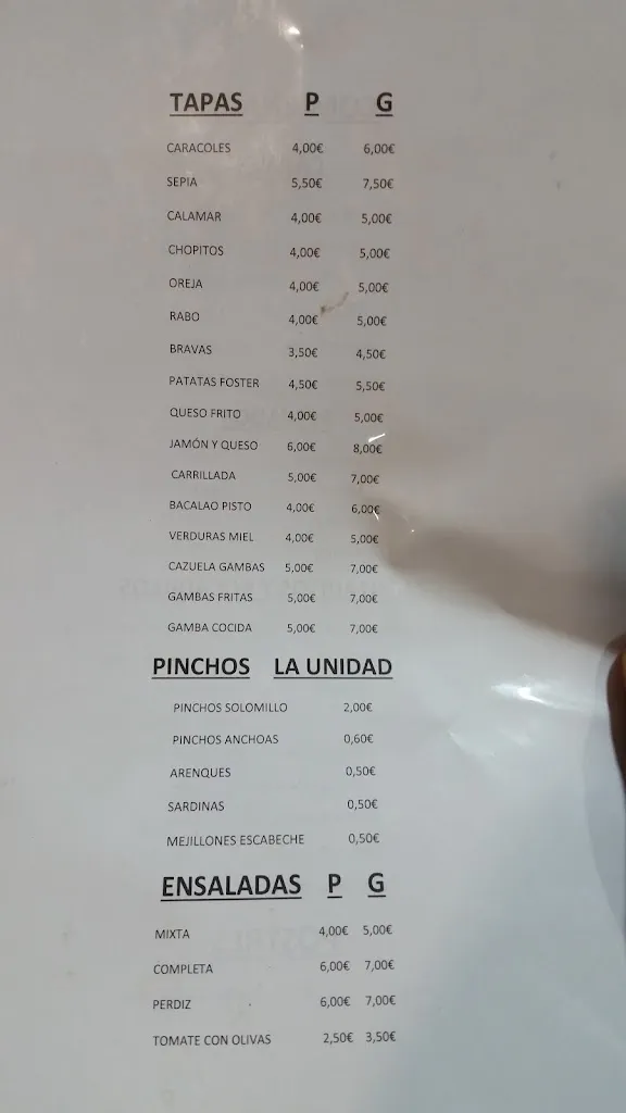 Menu_Restaurante El Rincón_Elche de la Sierra_immagine_3