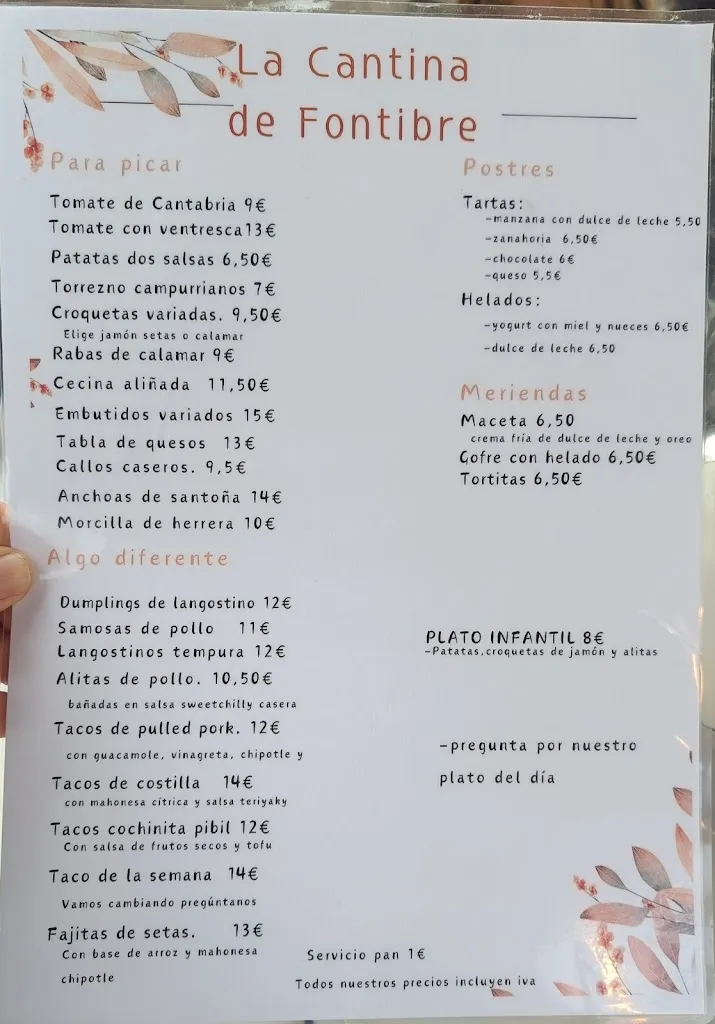 Menu_La Cantina de Fontibre_Campoo de Enmedio_image_2