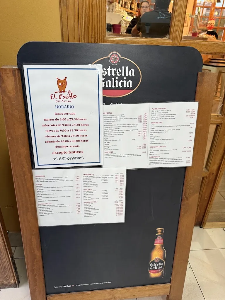 Menu_El Búho Café Cultural_Elche de la Sierra_image_1