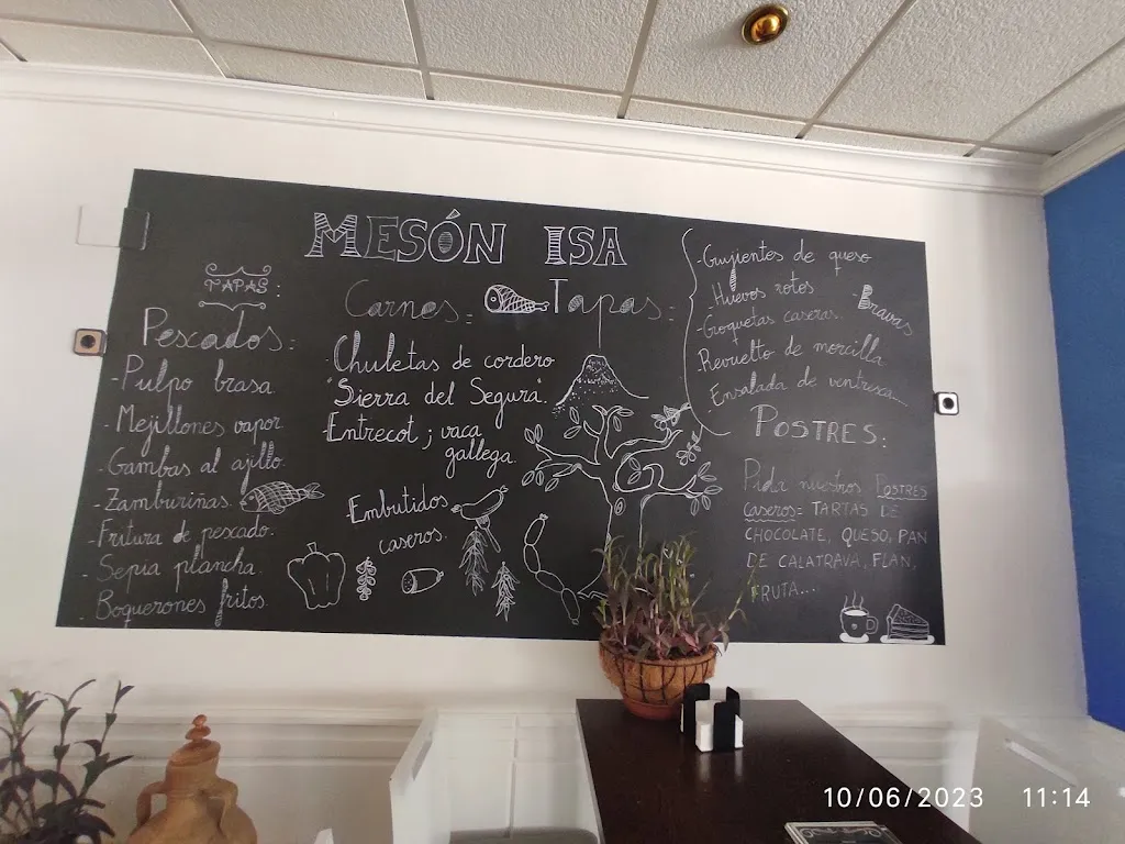 Menu_Mesón Isa_Elche de la Sierra_image_2