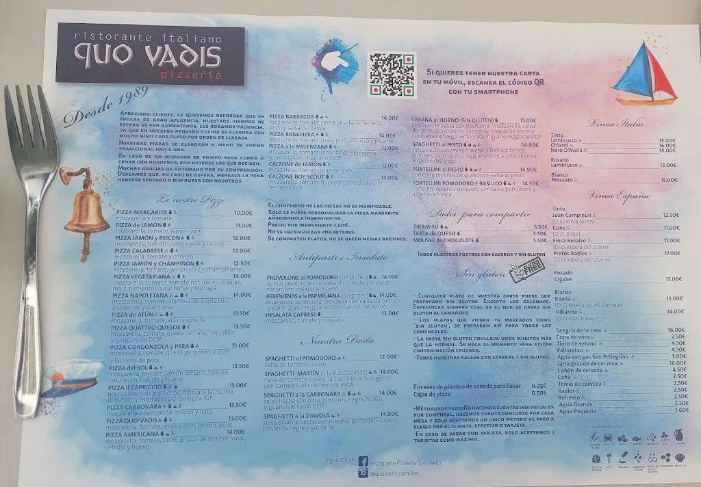 Menu_Restaurante Quo Vadis_Comillas_immagine_2