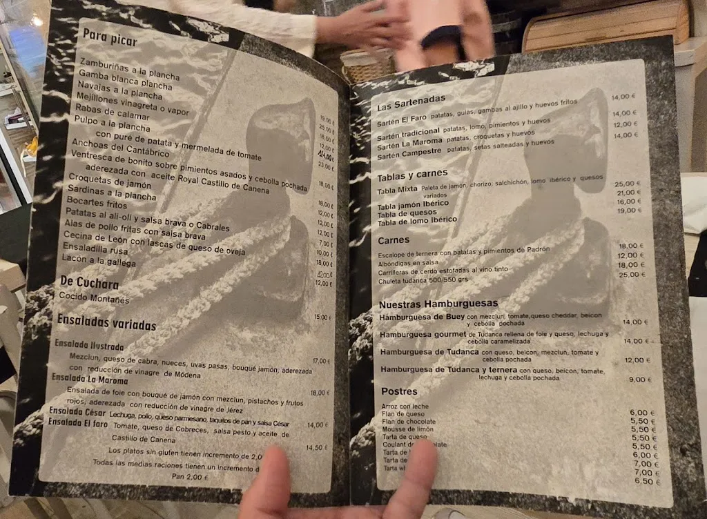 Menu_Taberna La Maroma_Comillas_image_1