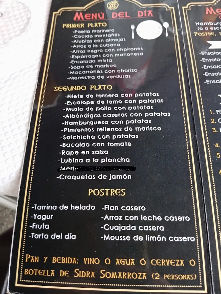 Menu_Taberna Sidrería Trescaños_Comillas_immagine_3