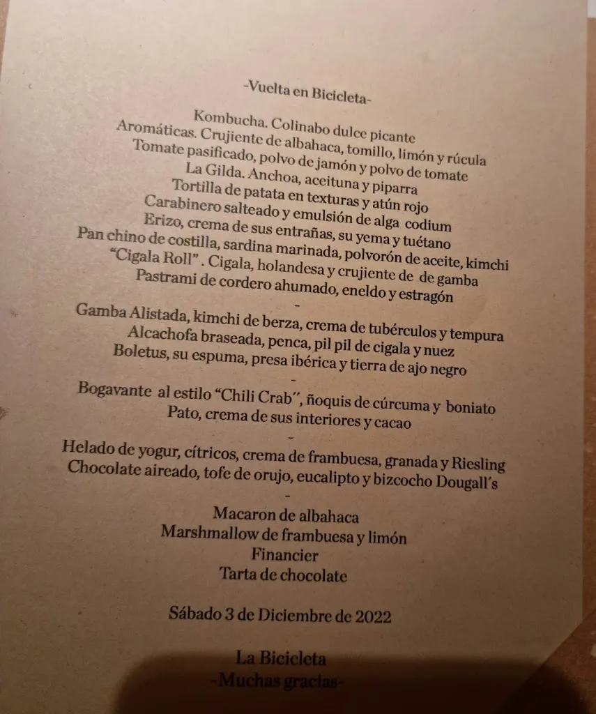 Menu_Restaurante La Bicicleta_Entrambasaguas_image_4