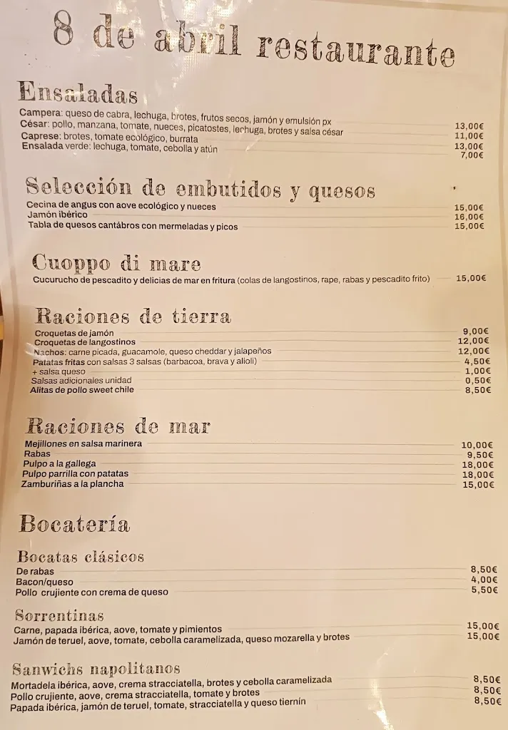 Menu_Un 8 de Abril_Corrales de Buelna Los_image_1