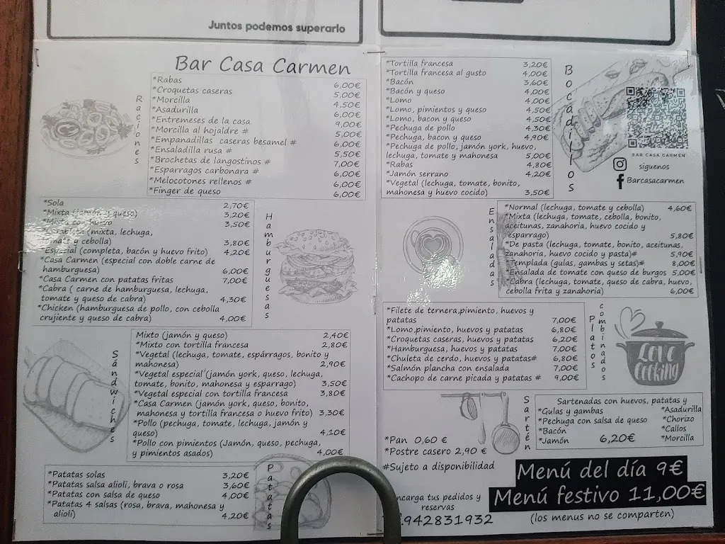 Menu_Bar Casa Carmen_Corrales de Buelna Los_image_2