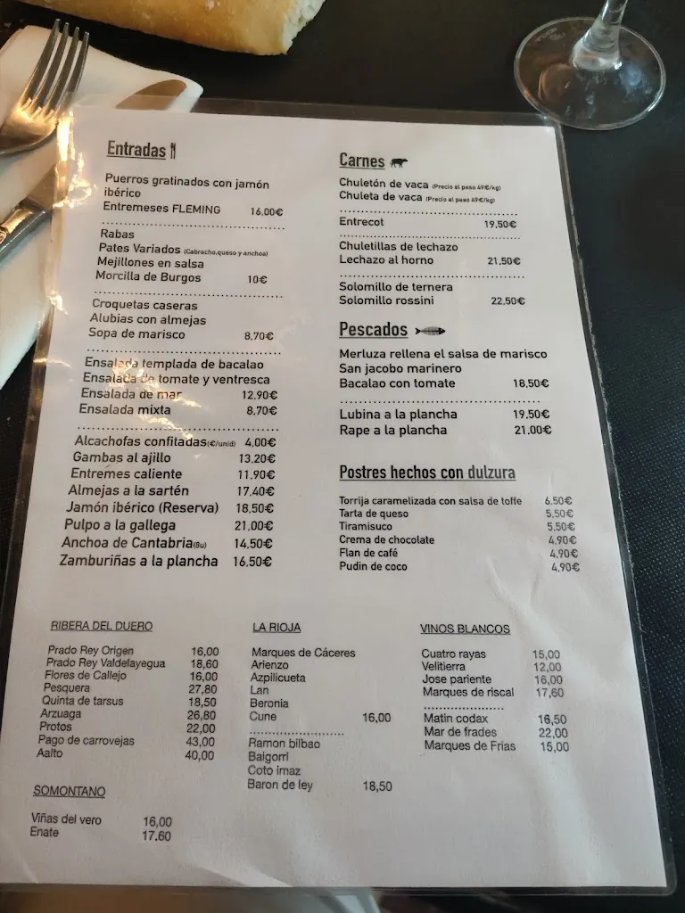 Menu_Hostal - Restaurante Fleming_Corrales de Buelna Los_image_2