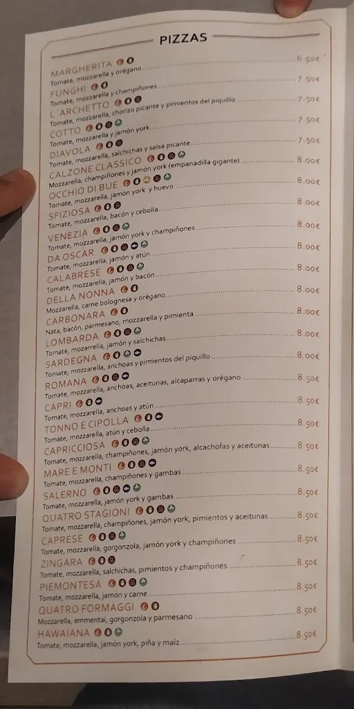 Menu_Pizzeria L'Archetto_Corrales de Buelna Los_image_1