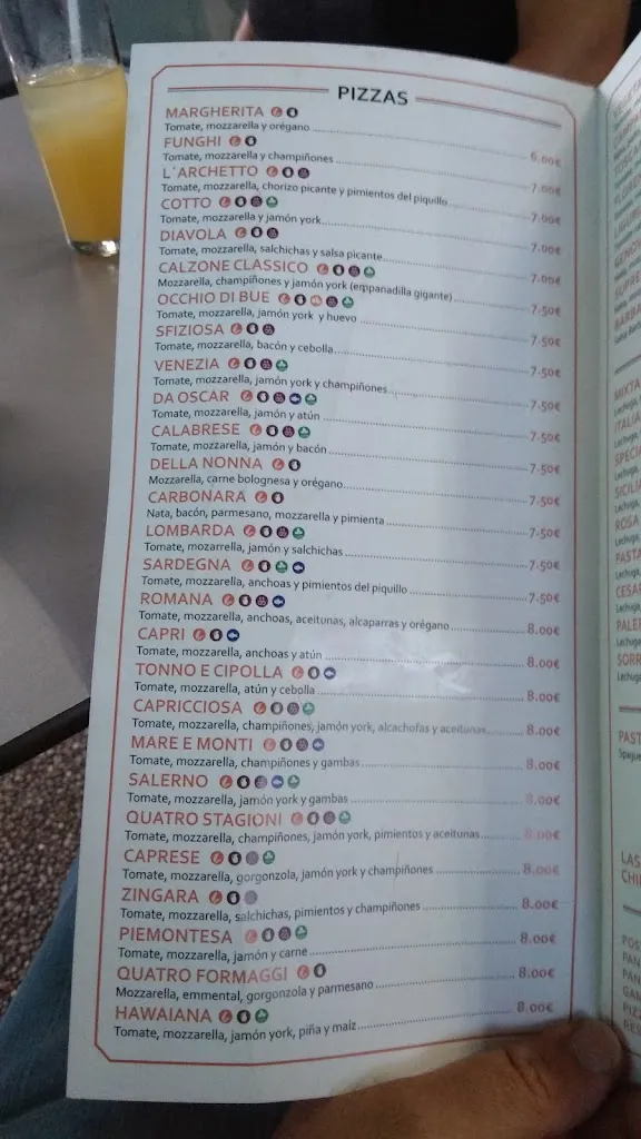 Menu_Pizzeria L'Archetto_Corrales de Buelna Los_image_3