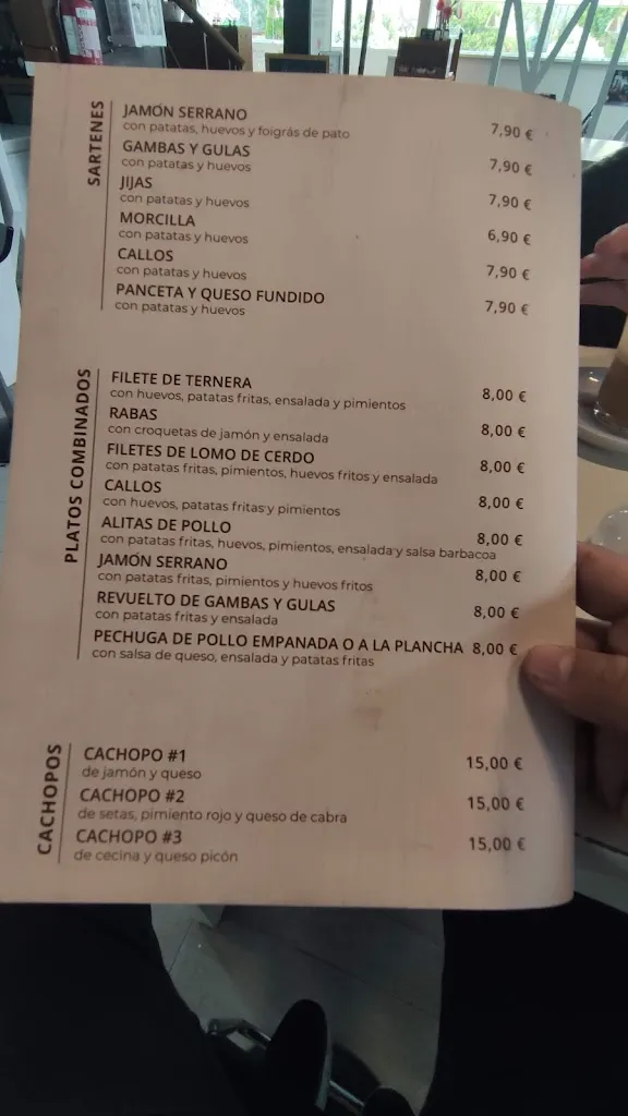 Menu_Cafeteria Altapeña Station, Gasoline Station and_Corrales de Buelna Los_image_1