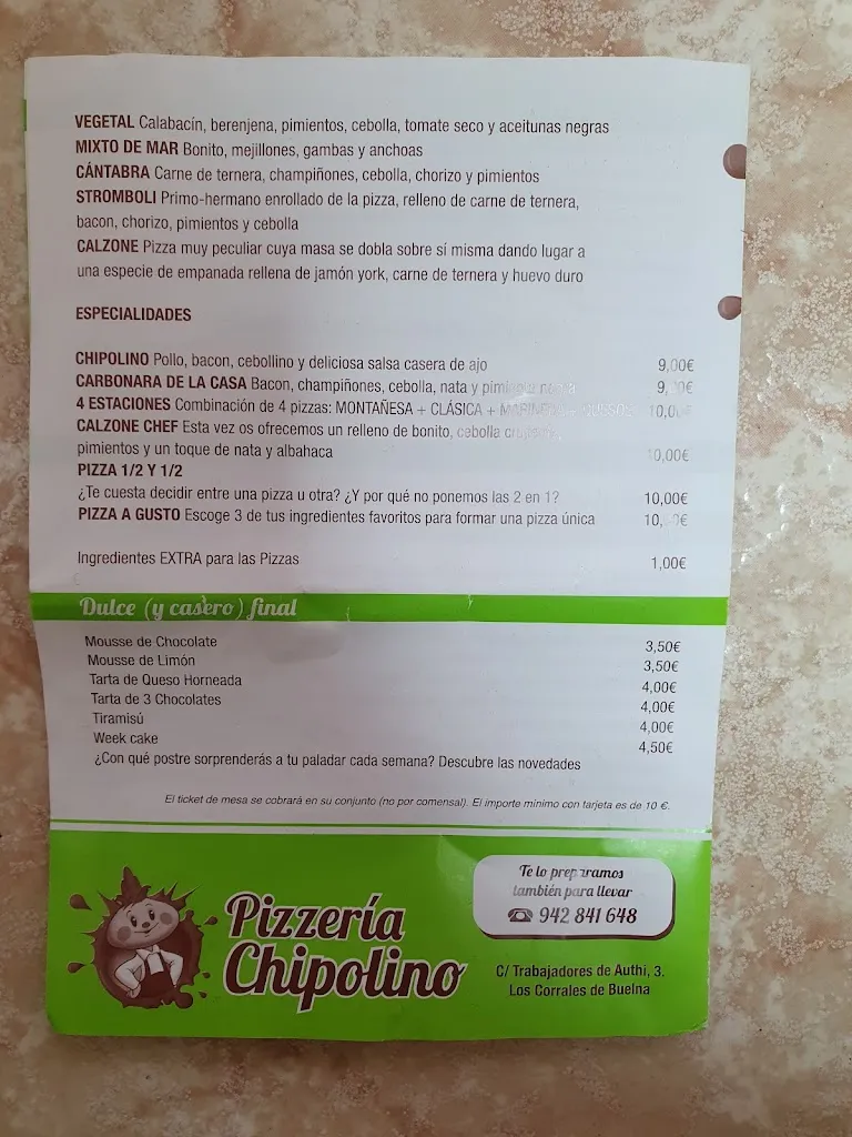 Menu_Pizzería Chipolino_Corrales de Buelna Los_image_2