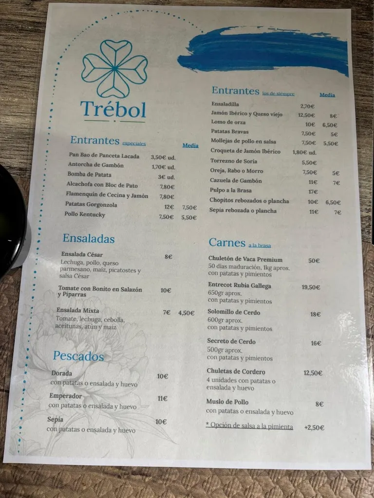 Menu_Bar Cafetería Trébol_Elche de la Sierra_image_2