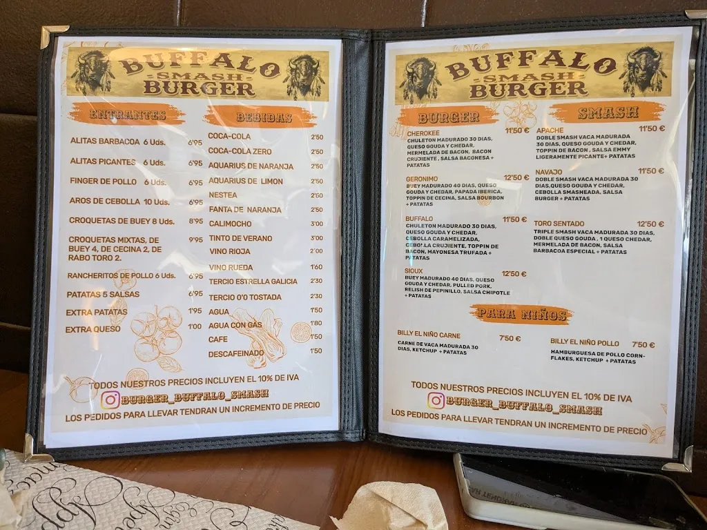 Menu_Buffalo Burger_Corrales de Buelna Los_immagine_1