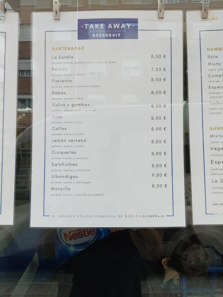 Menu_CATERING LAS ESTELAS_Corrales de Buelna Los_immagine_2