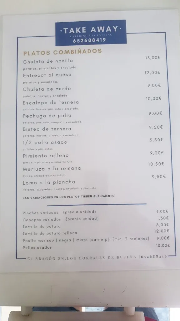 Menu_CATERING LAS ESTELAS_Corrales de Buelna Los_immagine_3
