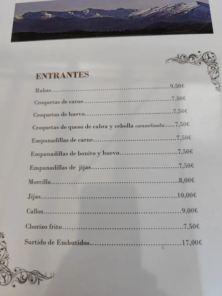 Menu_La Cotera_Hermandad de Campoo de Suso_image_1