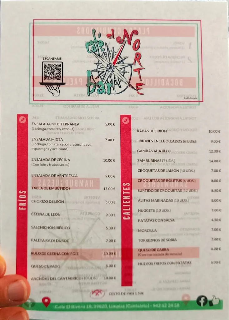 Menu_Bar El Norte_Limpias_image_1