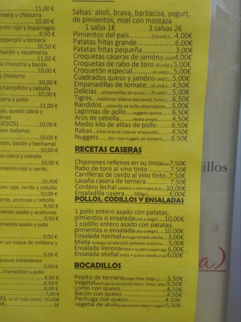 Menu_Pizzeria Verona_Guriezo_image_4