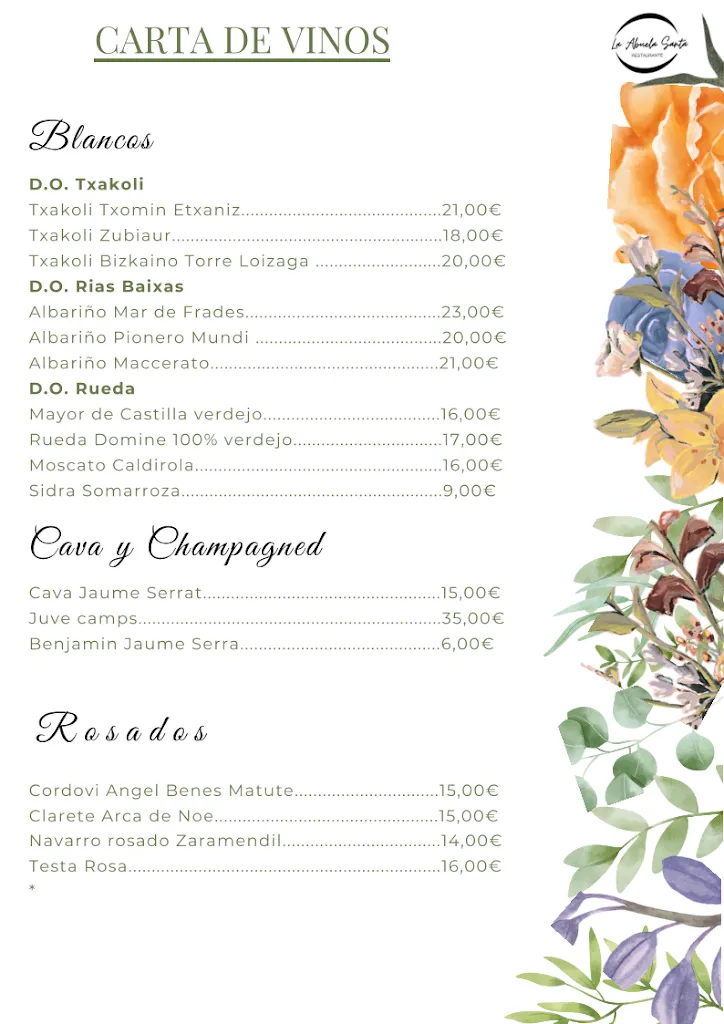 Menü_La Abuela Santa - Centro Islares_Guriezo_Bild_3