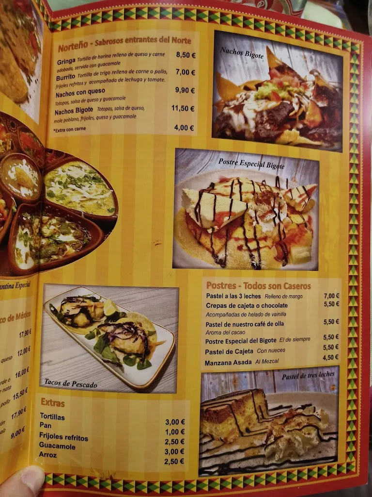 Menu_El Bigote Mexicano_Liérganes_immagine_4