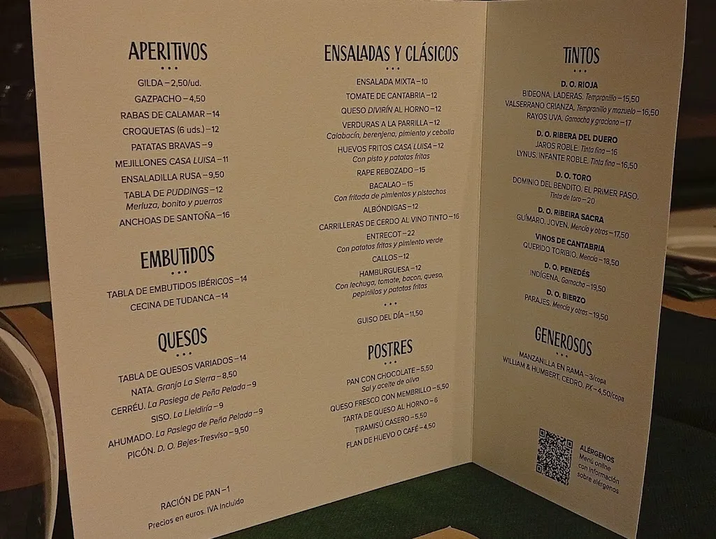 Menu_Casa Luisa_Liérganes_image_1