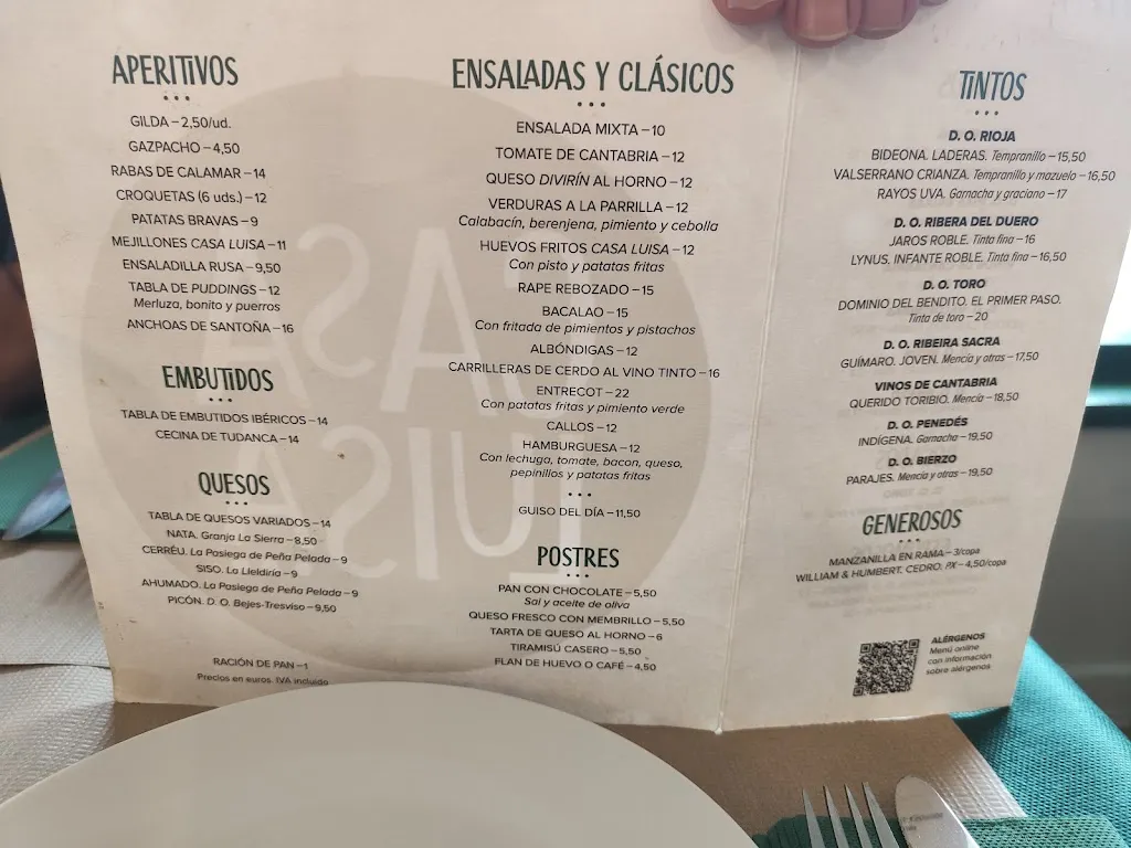 Menu_Casa Luisa_Liérganes_image_2