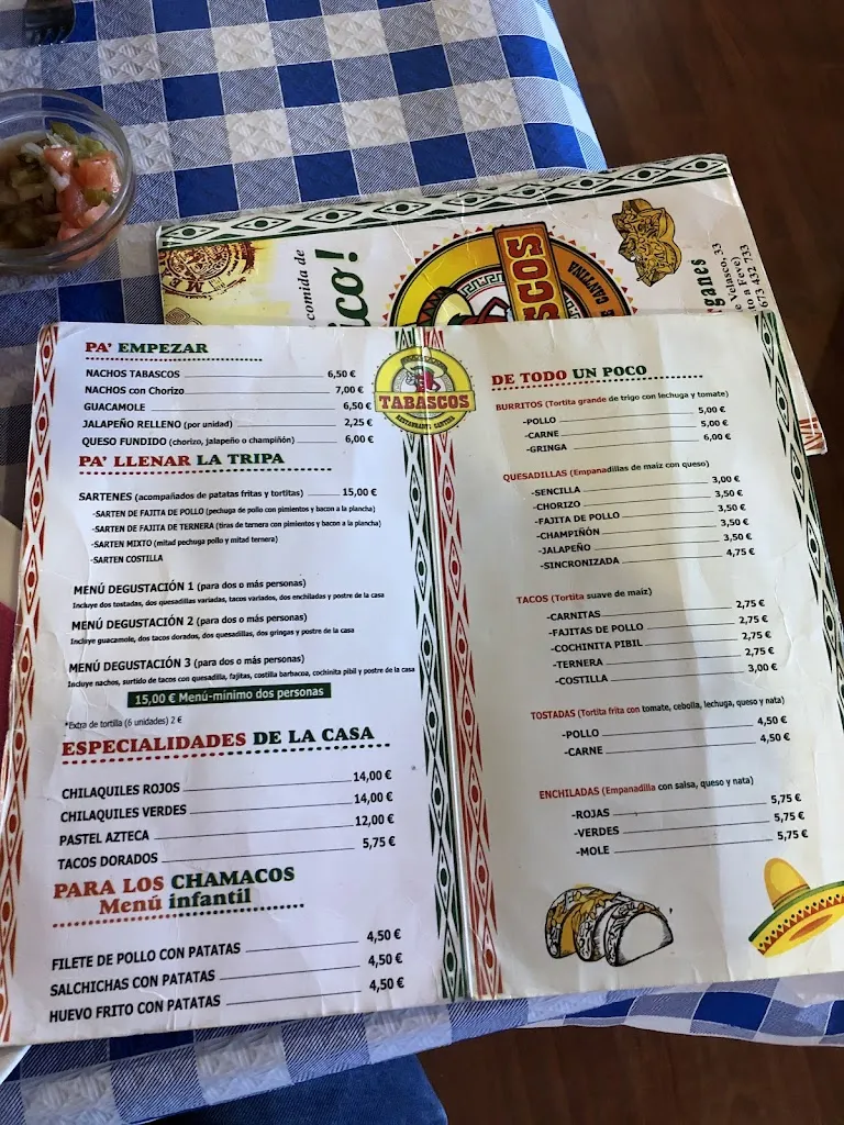 Menu_Tabascos Cantina Mexicana_Liérganes_image_4