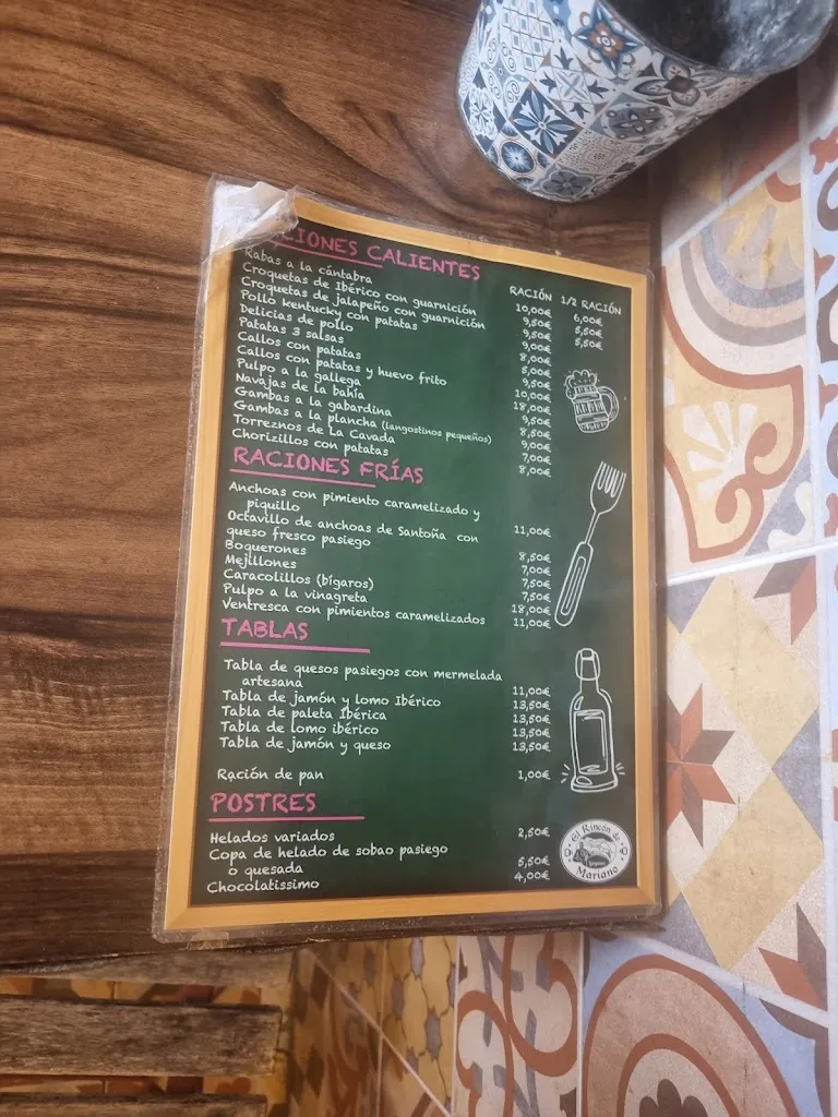 Menu_El Rincón de Mariano_Liérganes_image_3