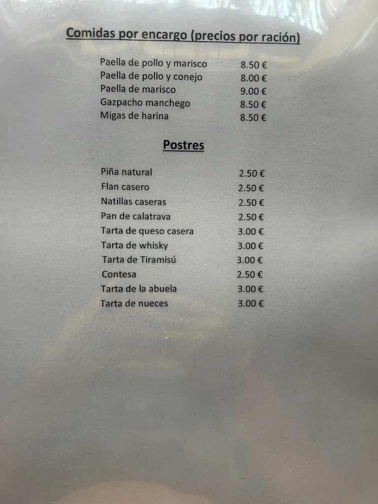 Menu_RESTAURANTE RÍO SEGURA._Elche de la Sierra_immagine_4