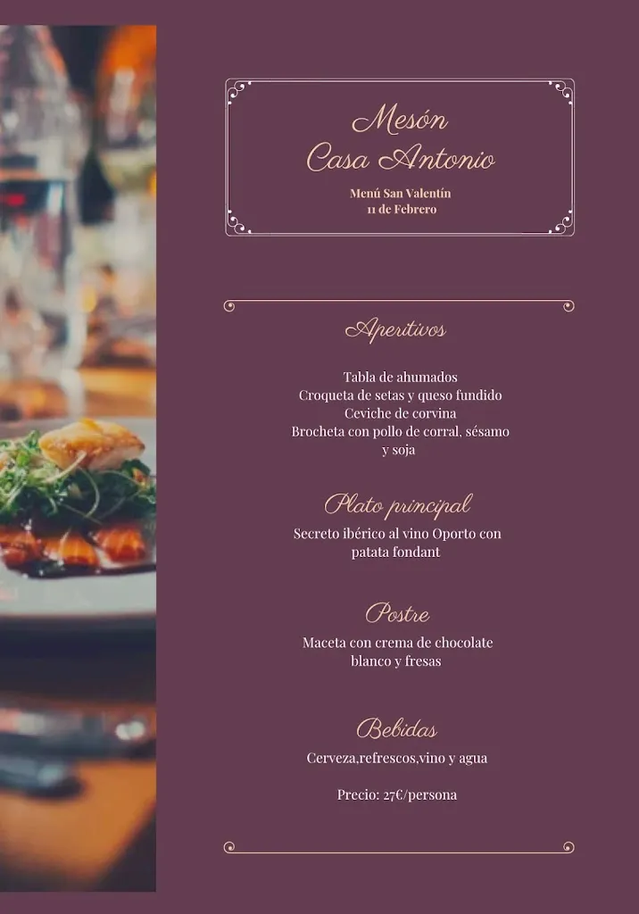 Menu_Mesón-Restaurante Casa Antonio._Elche de la Sierra_image_1