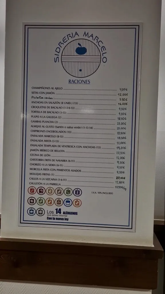 Menu_Sidrería Marcelo_Castro-Urdiales_image_1