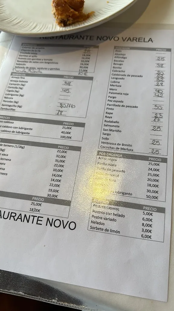 Menu_Restaurante Novo Varela_Bergondo_image_1