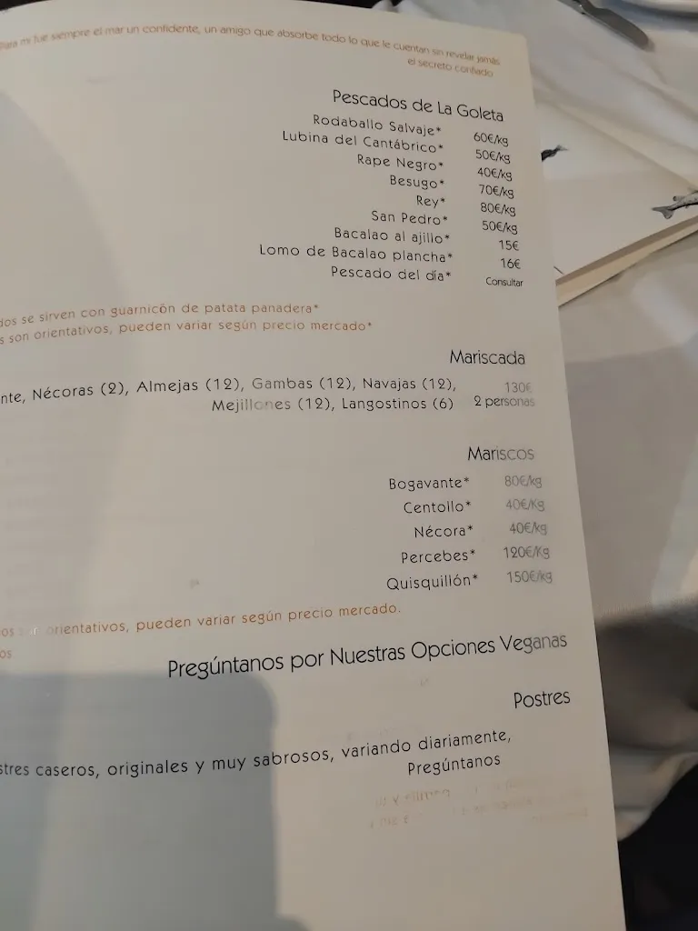 Menü_La Goleta_Castro-Urdiales_Bild_3
