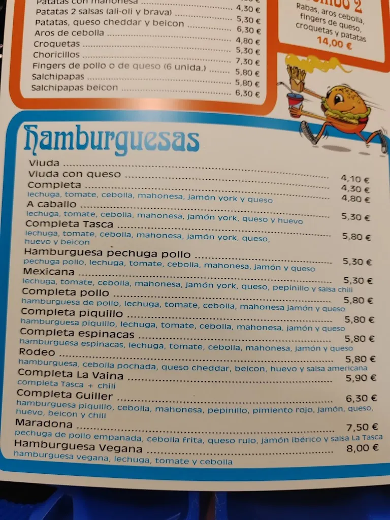 Menu_Bar la Tasca_Castro-Urdiales_image_4