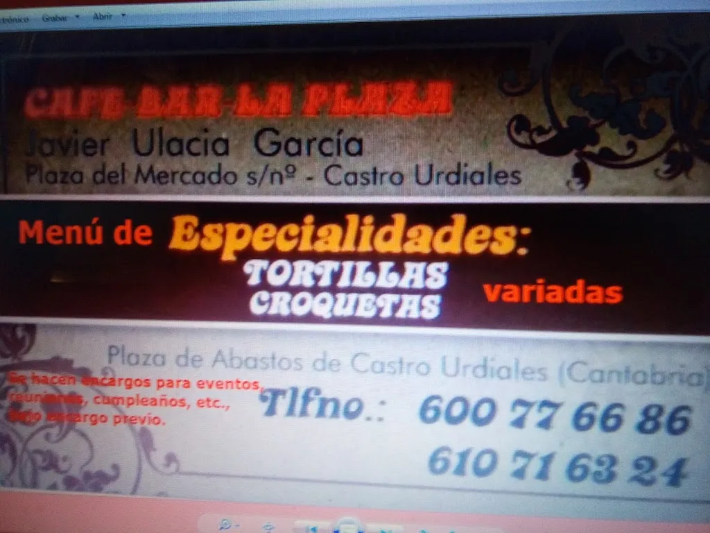 Menu_Café Bar La Plaza_Castro-Urdiales_image_3