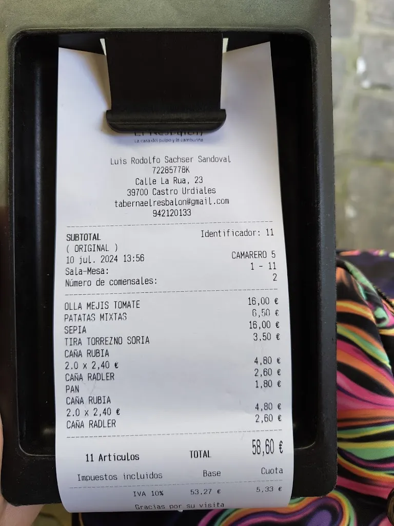 Peter Amin_El Resbalon_Castro-Urdiales_review