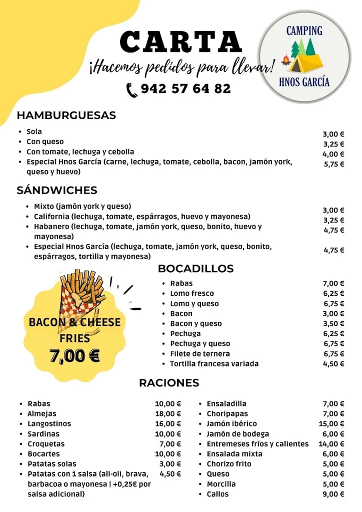 Menu_Camping Restaurante Hermanos García Cuchia_Miengo_image_2