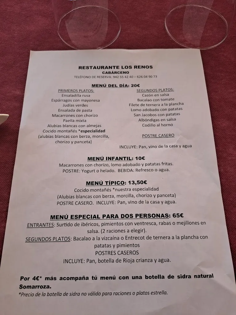 Menu_Restaurante los Renos_Penagos_immagine_1