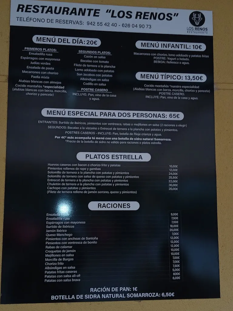 Menu_Restaurante los Renos_Penagos_immagine_3