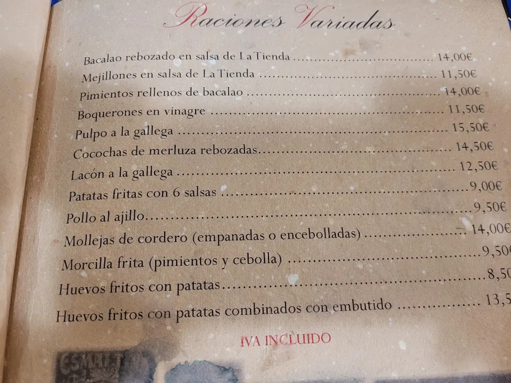 Menu_La Tienda de Pedro García_Medio Cudeyo_immagine_1