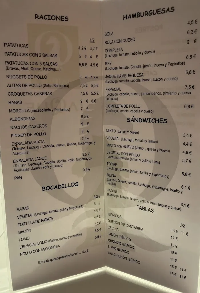 Menu_Pub restaurante JAQUE_Medio Cudeyo_image_4