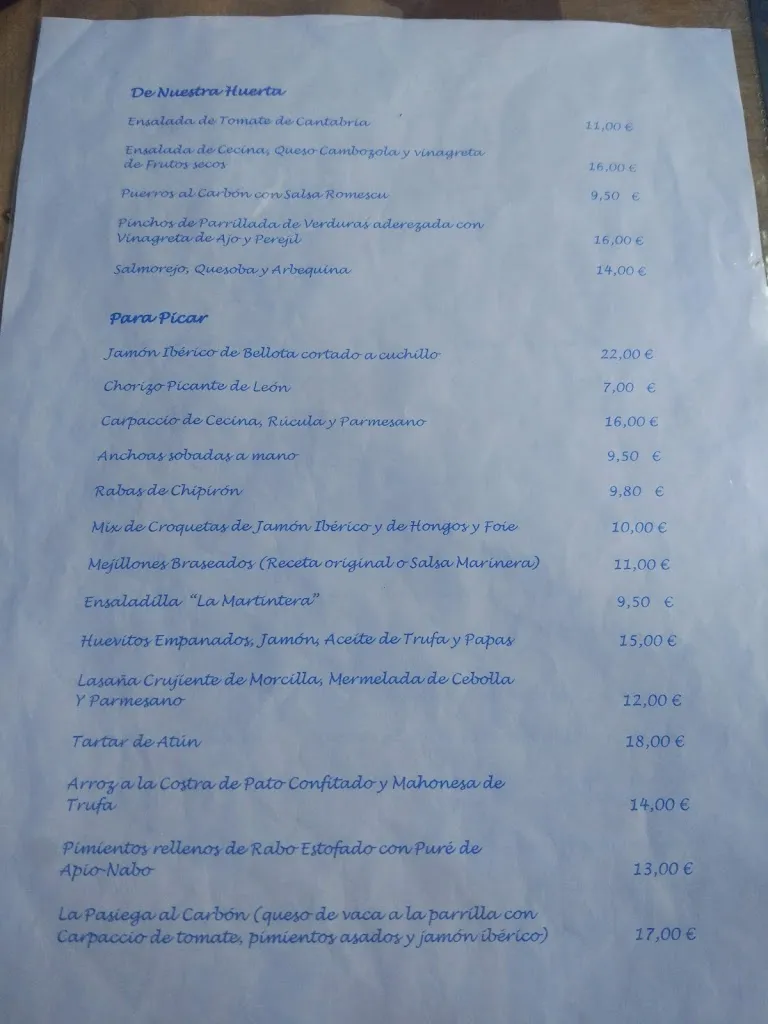 Menu_Restaurante La Martintera_Medio Cudeyo_immagine_4