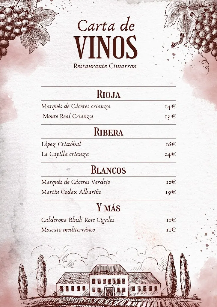 Menu_Restaurante Cimarron_Medio Cudeyo_image_1