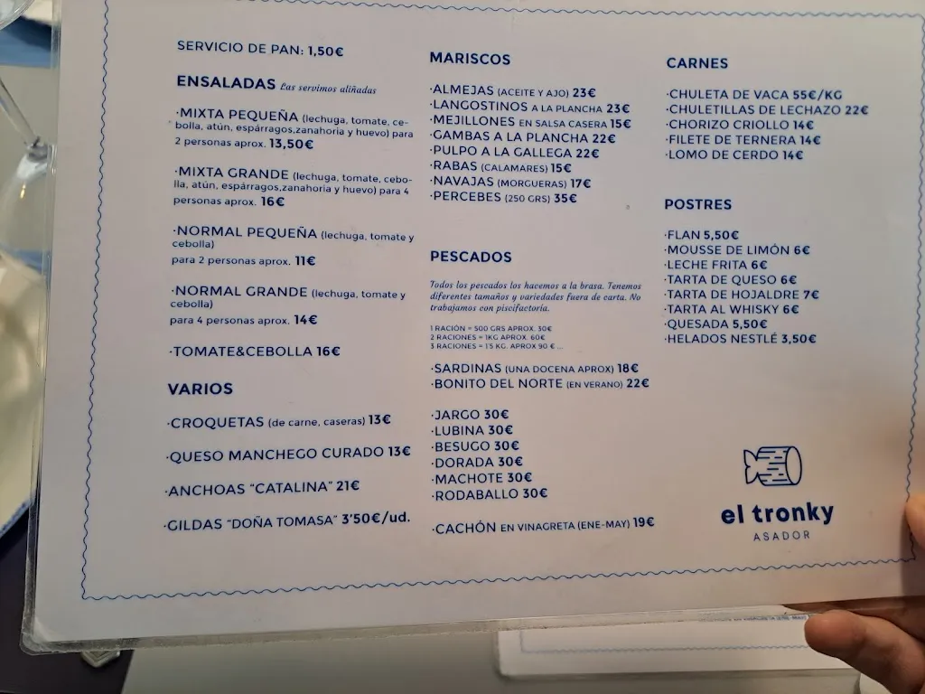 Menu_Asador El Tronky_Marina de Cudeyo_immagine_2