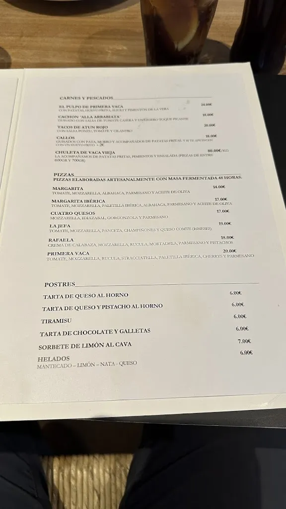 Menu_Restaurante Primera Vaca_Marina de Cudeyo_immagine_1